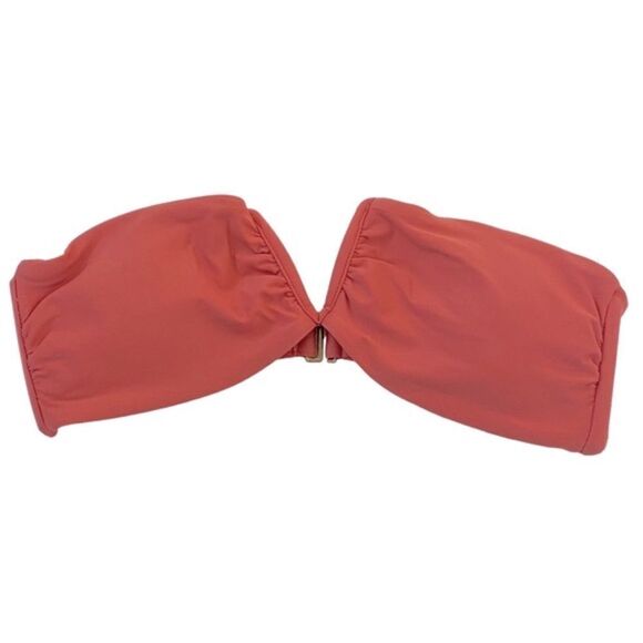 Andie Punch Pink Strapless Scala Bandeau Bikini Top Sz M NWT - Picture 10 of 13